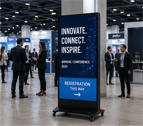 LED Poster Display For Corporate events exhibitions