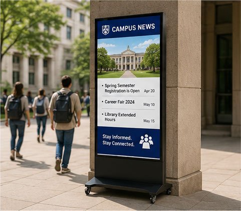 LED Poster Display For Education government